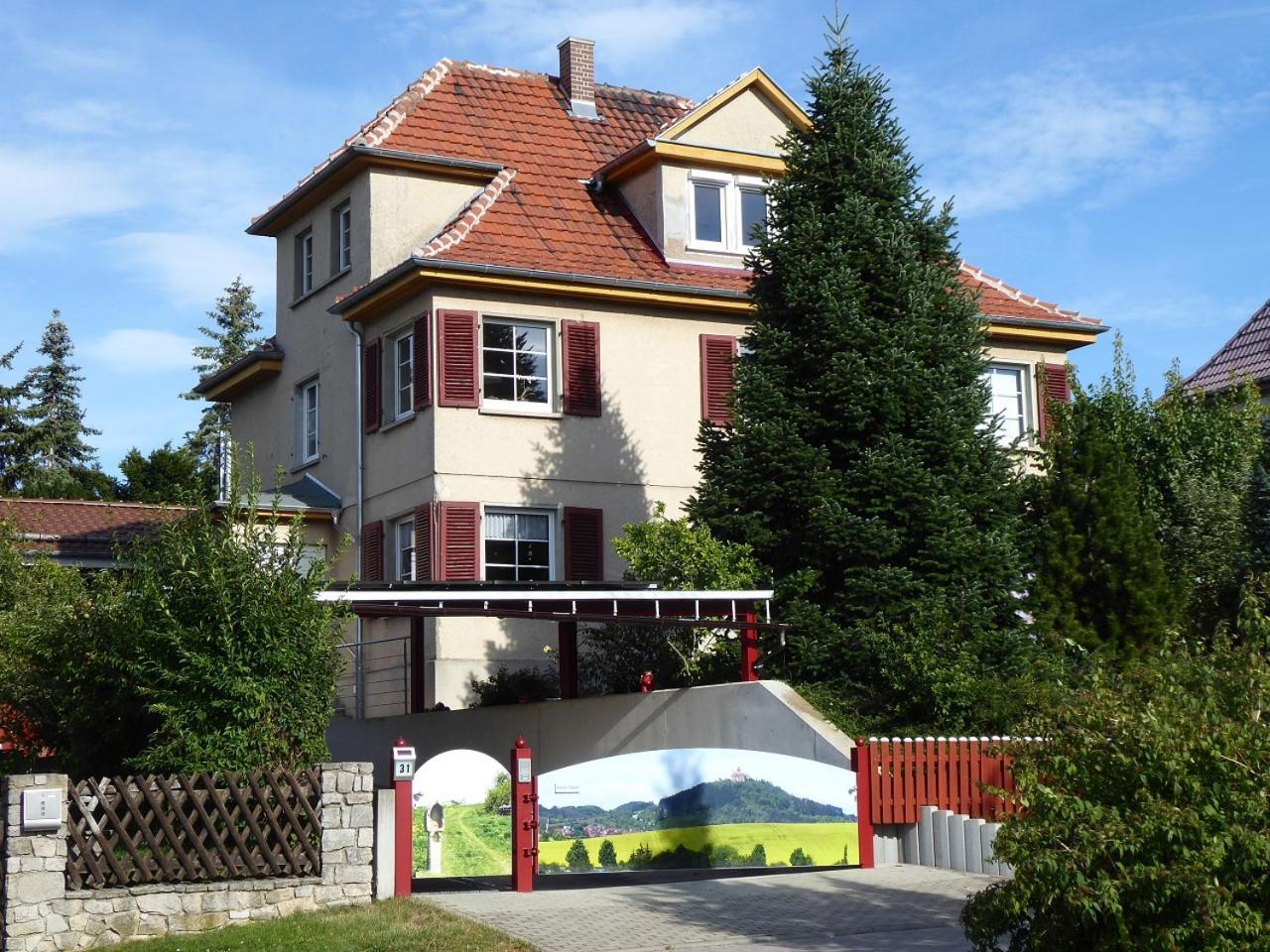 Ferienwohnung Zum Riesenloeffel Arnstadt Buitenkant foto